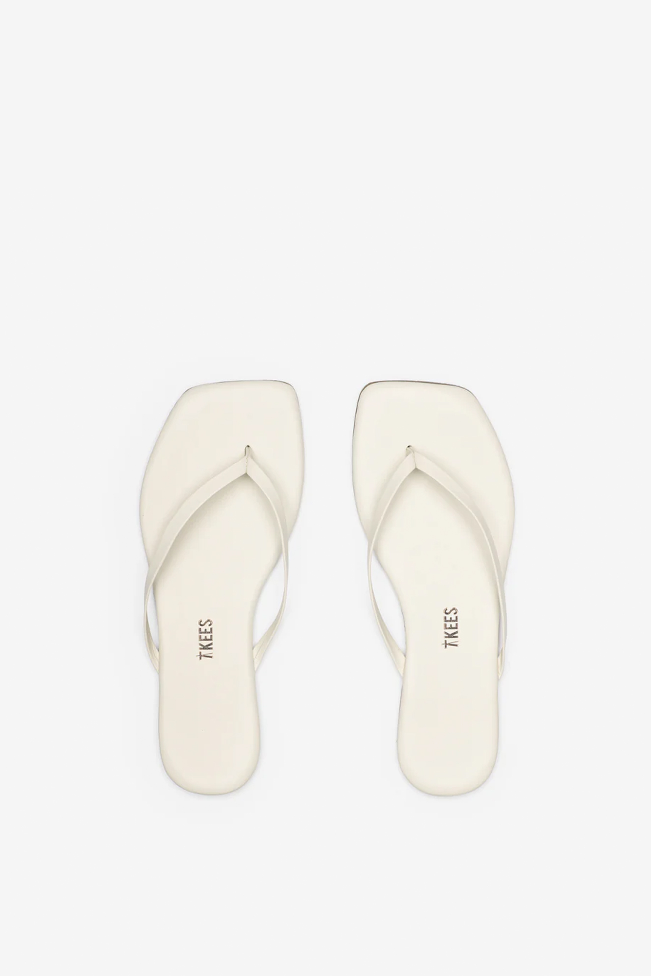 TKEES | в'єтнамки Square Toe Lily Cream