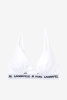 Karl Lagerfeld | Бралет Peephole Logo Bra White