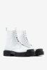 Armani Exchange | кожаные ботинки Combat White XDM005 XV628 00001 || Armani Exchange | шкіряні черевики Combat White XDM005 XV628 00001