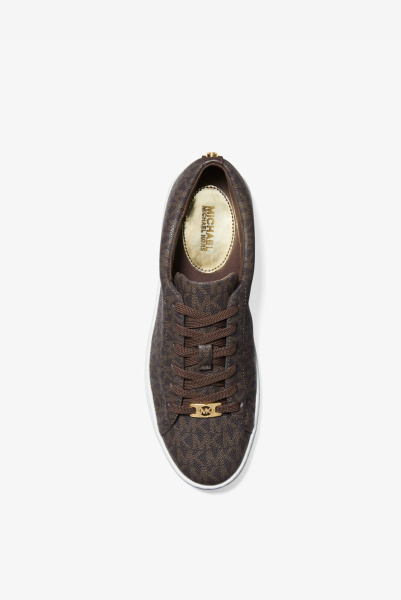 Michael Kors | кожаные кеды Keaton Lace Up Brown 43R5KTFP1B 200