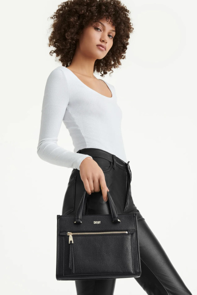 DKNY | сумка-тоут Zoie Mini Tote Black/Gold
