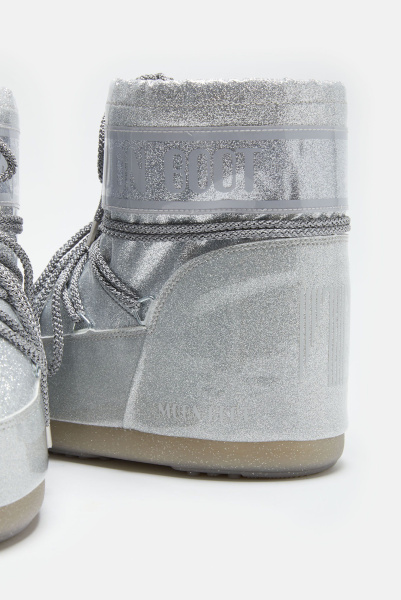 Moon Boot | ботинки Icon Low Silver Glitter 80D1409440