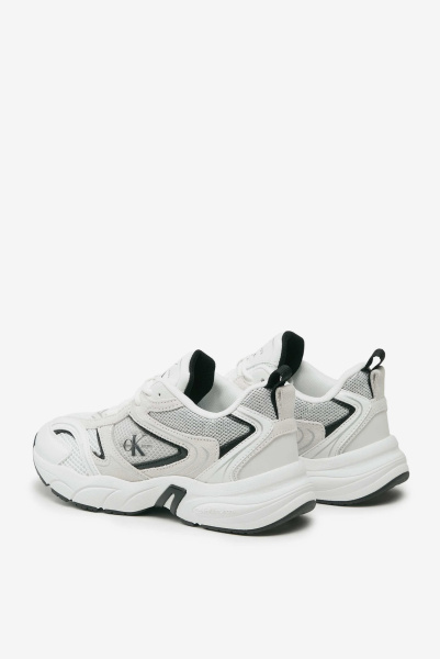 Calvin Klein Jeans | комбіновані кросівки Retro Tennis Bright White/Black  YW0YW008910K5