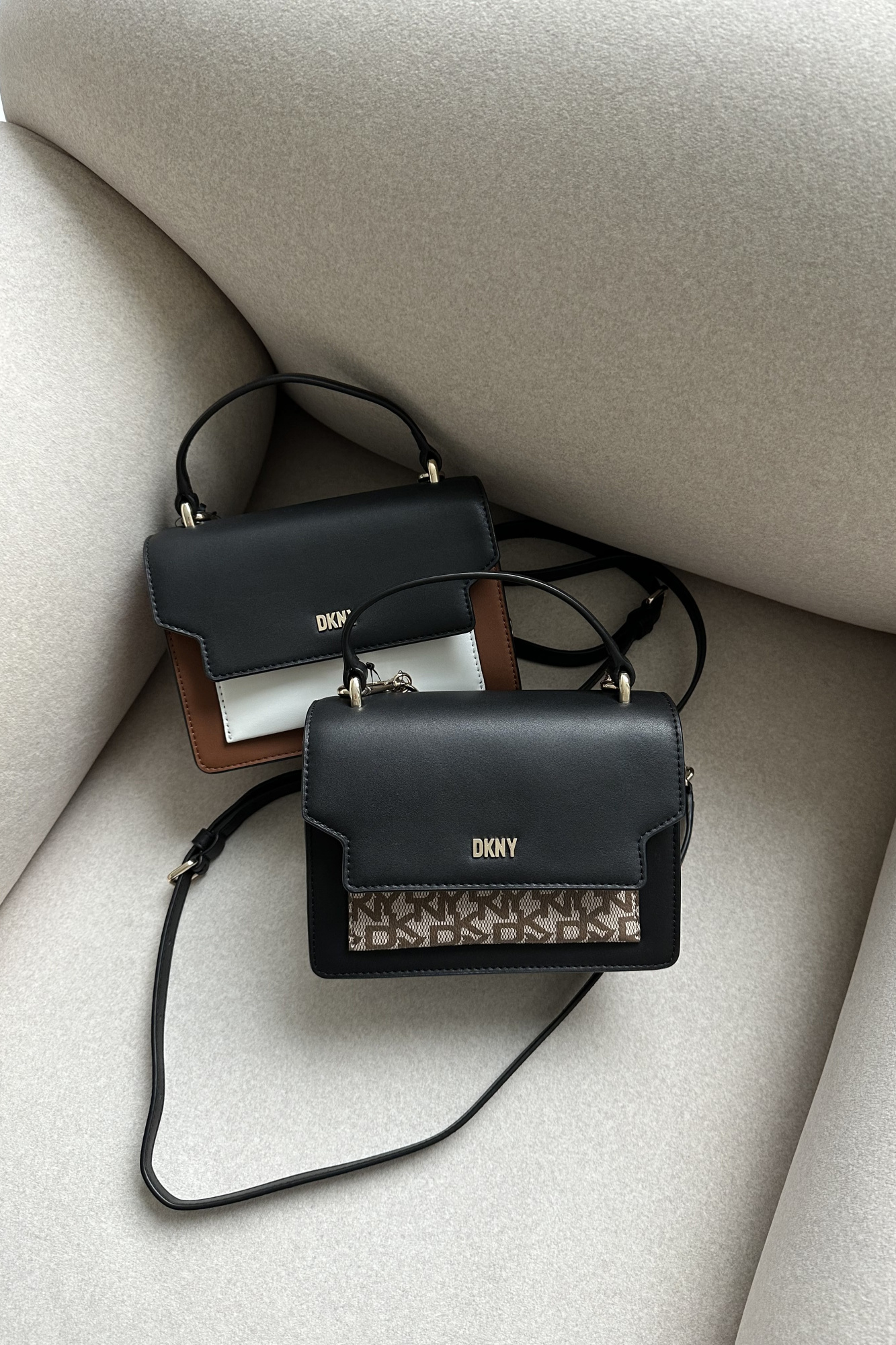 DKNY | сумка Millie Leather Top Handle Black Multi Combo  || DKNY | сумка Millie Leather Top Handle Black Multi Combo 