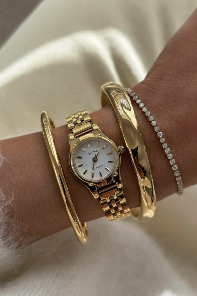 CENDRE | часы Isobel | White | 14K Gold CEN466