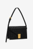 JW PEI | сумка на плече Clio Woven Textured Black  || JW PEI | сумка Clio Woven Textured Black 