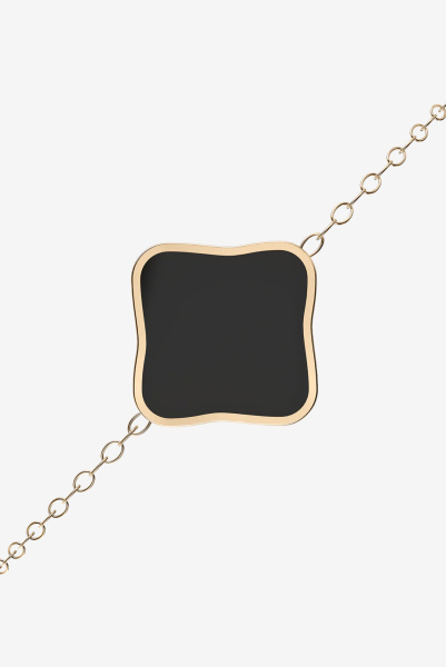 Burker | браслет Flora Gold Black JBFGB