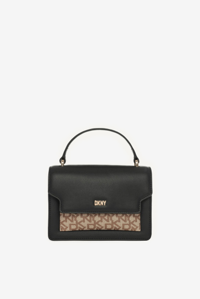 DKNY | сумка Millie Leather Top Handle Black Multi Combo