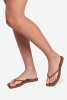 TKEES | в'єтнамки Square Toe Lily Suede Camel