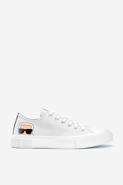 Karl Lagerfeld | кеды текстильные Kampus III Karl Ikonic Lo Lace White