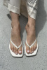 TKEES | в'єтнамки Square Toe Lily Cream