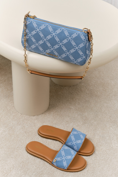Michael Kors | комбіновані слайдери Saylor Blue/Multi 40R4SYFA2Y