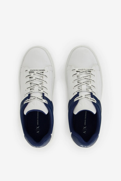 Armani Exchange | шкіряні кеди White/Blue XDX133 XV725 K709