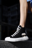 Karl Lagerfeld | высокие текстильные кеды Kampus III Karl Ikonic Hi Lace Black KL60350 900 || Karl Lagerfeld | текстильні високі кеди Kampus III Karl Ikonic Hi Lace Black KL60350 900