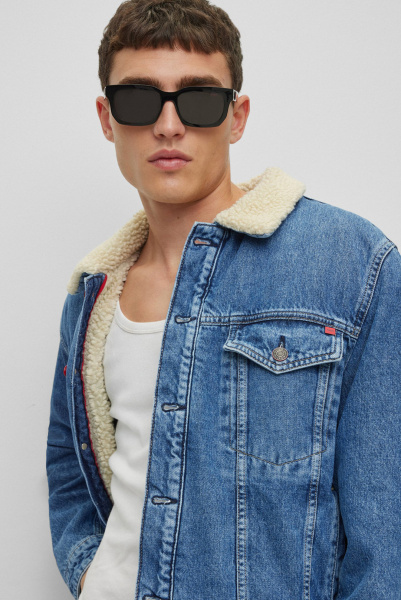 HUGO | утеплена джинсова куртка Light/Pastel Blue 50477588 450