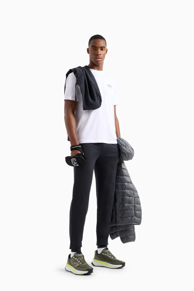 EA7 | темно-синій бавовняний спортивний костюм 8NPV80 PJ05Z 1578