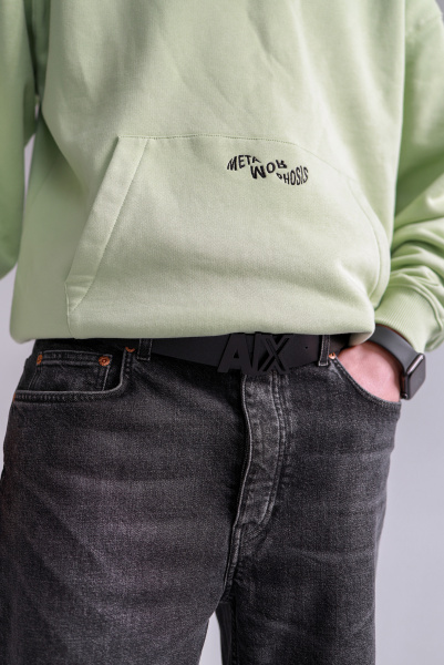 Armani Exchange | кожаный ремень Navy/Black 951317 2F892 48536