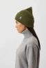 Karl Lagerfeld | шапка с примесью шерсти и кашемира K/Ikonik Olive 236W3405 || Karl Lagerfeld | шапка з домішкою шерсті та кашеміру K/Ikonik Olive 236W3405