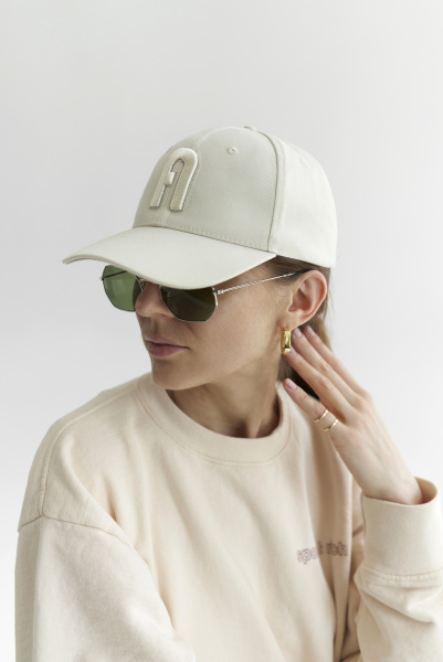 FURLA | хлопковая бейсболка Varsity Style Perla WH00006-BX1850-GDJ00