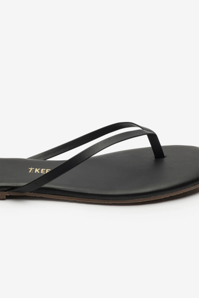 TKEES | в'єтнамки Square Toe Lily Black