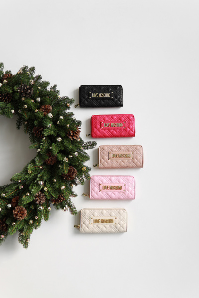 Love Moschino | кошелек Quilted Wallet Nude
