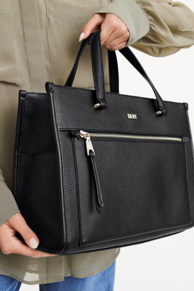 DKNY | сумка-тоут Zoie Medium Black/Gold