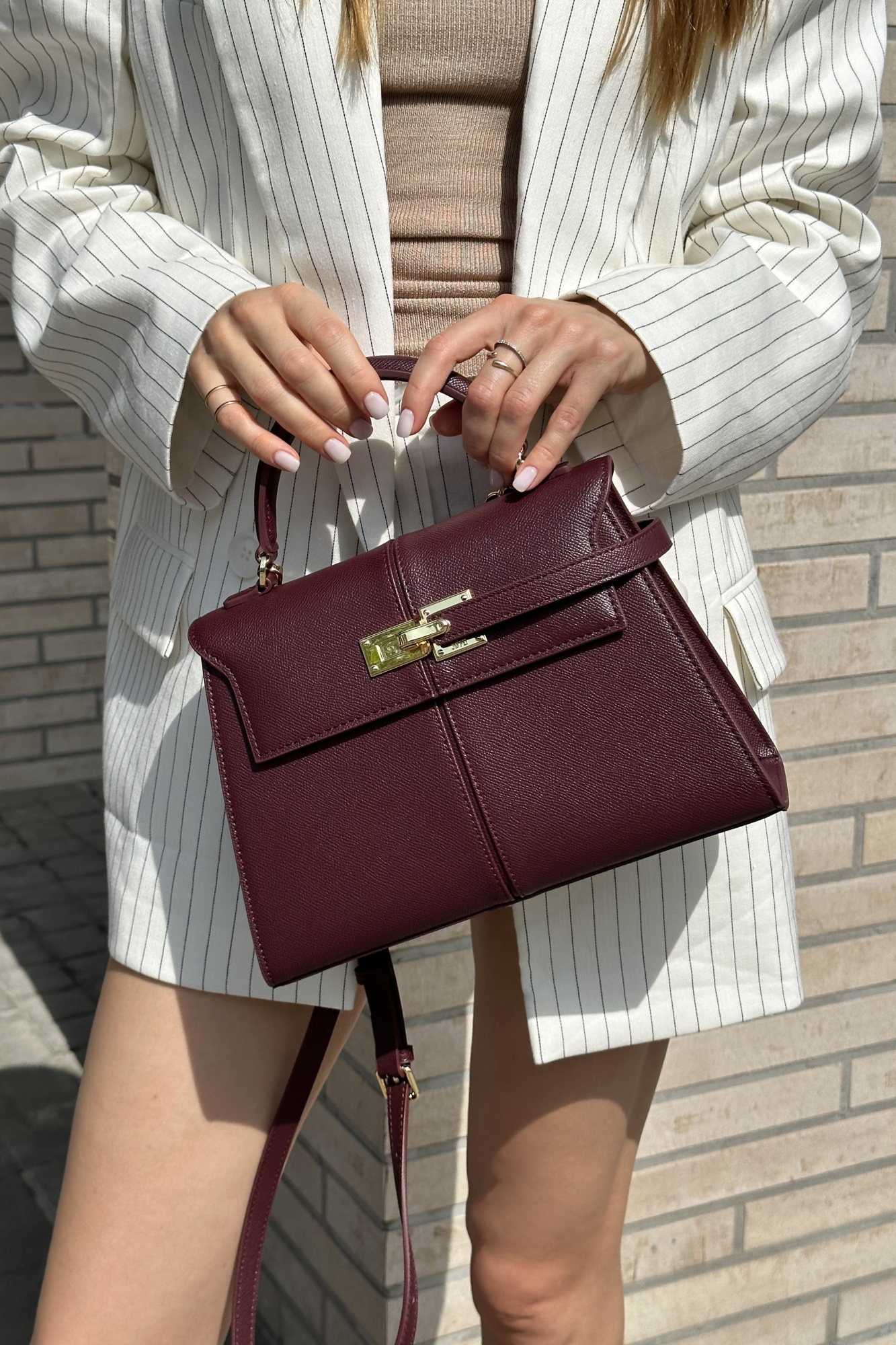 JW PEI | сумка Elise Large Claret  || JW PEI | сумка Elise Large Claret 