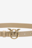 PINKO | кожаный ремень Love Berry Simply H2 Beige/Gold 1H20ZV Y7SP D18Q || PINKO |  шкіряний ремінь Love Berry Simply H2 Beige/Gold 1H20ZV Y7SP D18Q