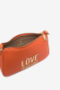 Love Moschino | кожаная сумка Love Lettering Arancio JC4108PP1GLI0450 || Love Moschino | шкіряна сумка Love Lettering Arancio JC4108PP1GLI0450