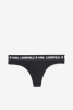 Karl Lagerfeld | трусы Logo Thong Black