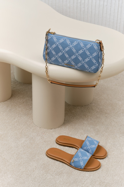 Michael Kors | комбіновані слайдери Saylor Blue/Multi 40R4SYFA2Y