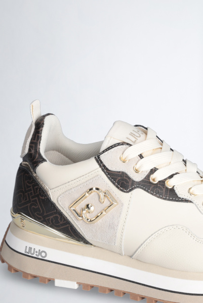 LIU JO | шкіряні кросівки Maxi Wonder Beige BF3003PX393S3088