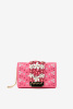 Zac Posen | мини сумка Earthette Floral Applique Accordion Bubble Gum