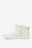 UGG | замшевые ботинки Classic Ultra Mini Chopd White  || UGG | шкіряні черевики Classic Ultra Mini Chopd White 