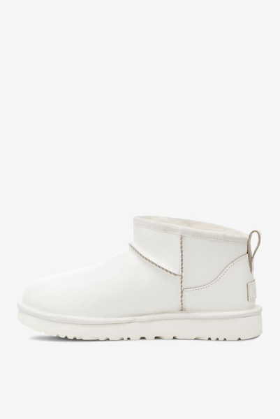 UGG | замшевые ботинки Classic Ultra Mini Chopd White