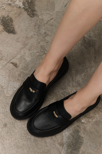 Michael Kors | шкіряні лофери Eden Black 40R4EDMP1L