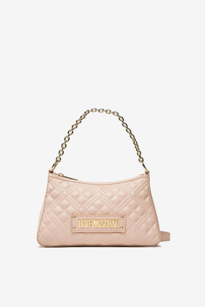 Love Moschino | кожаная сумка Quilted Nude
