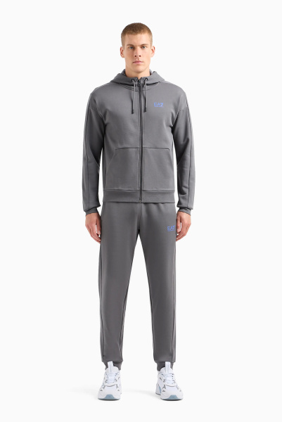 EA7 | темно-сірий спортивний костюм на флісі