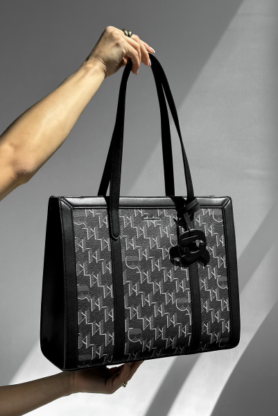 Karl Lagerfeld | сумка K/Ikonic 2.0 Mono CC Tote Black 230W3060 A999