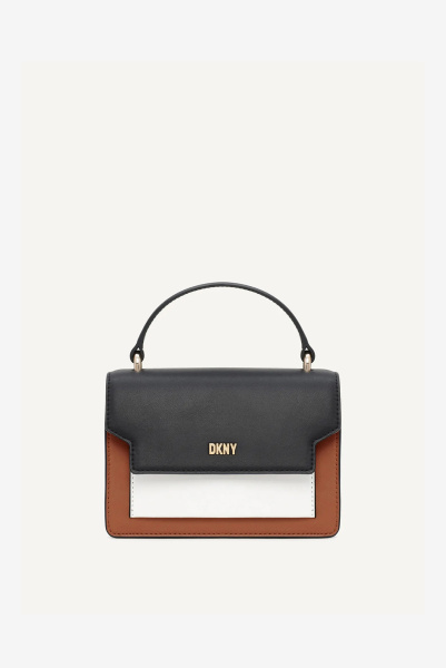 DKNY | сумка Millie Leather Top Handle Black Multi