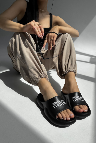 Versace Jeans Couture | слайды Tago Black 74VA3S8A ZS632 899