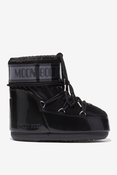 Moon Boot | ботинки Icon Low Glance Black Satin