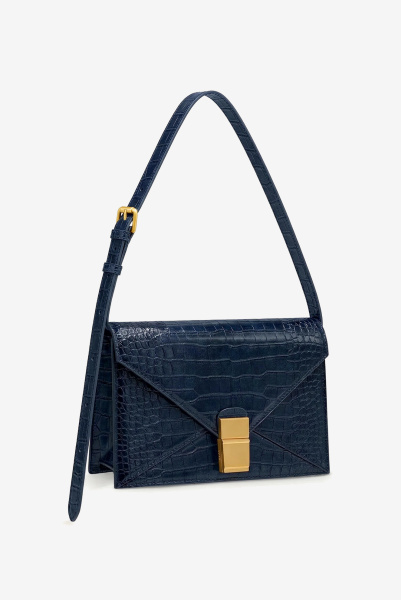 JW PEI | сумка на плече Clio Navy Croc