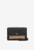 DKNY | сумка Millie Flap Leather Shoulder Black/Gold