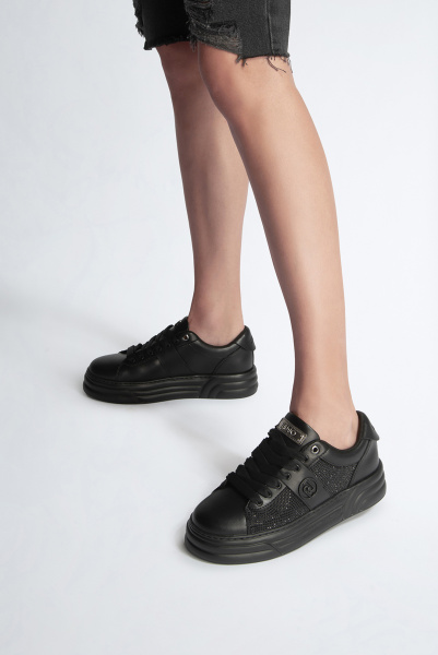 LIU JO | шкіряні кеди Cleo 14 Black BF3025EX03522222