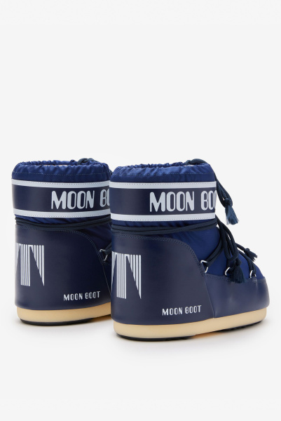Moon Boot | ботинки Icon Low Blue Nylon 80D1409340