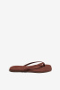 TKEES | в'єтнамки Square Toe Lily Suede Bourbon
