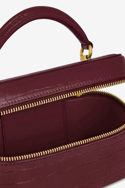 JW PEI | сумка Cleo Claret Croc