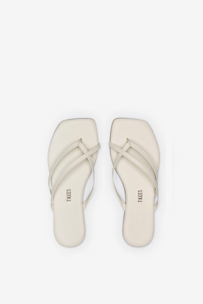 TKEES | вьетнамки Square Toe Liri Cream