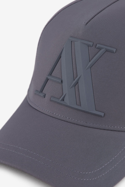 Armani Exchange | серая бейсболка с резиновым логотипом 954079 CC518 21741